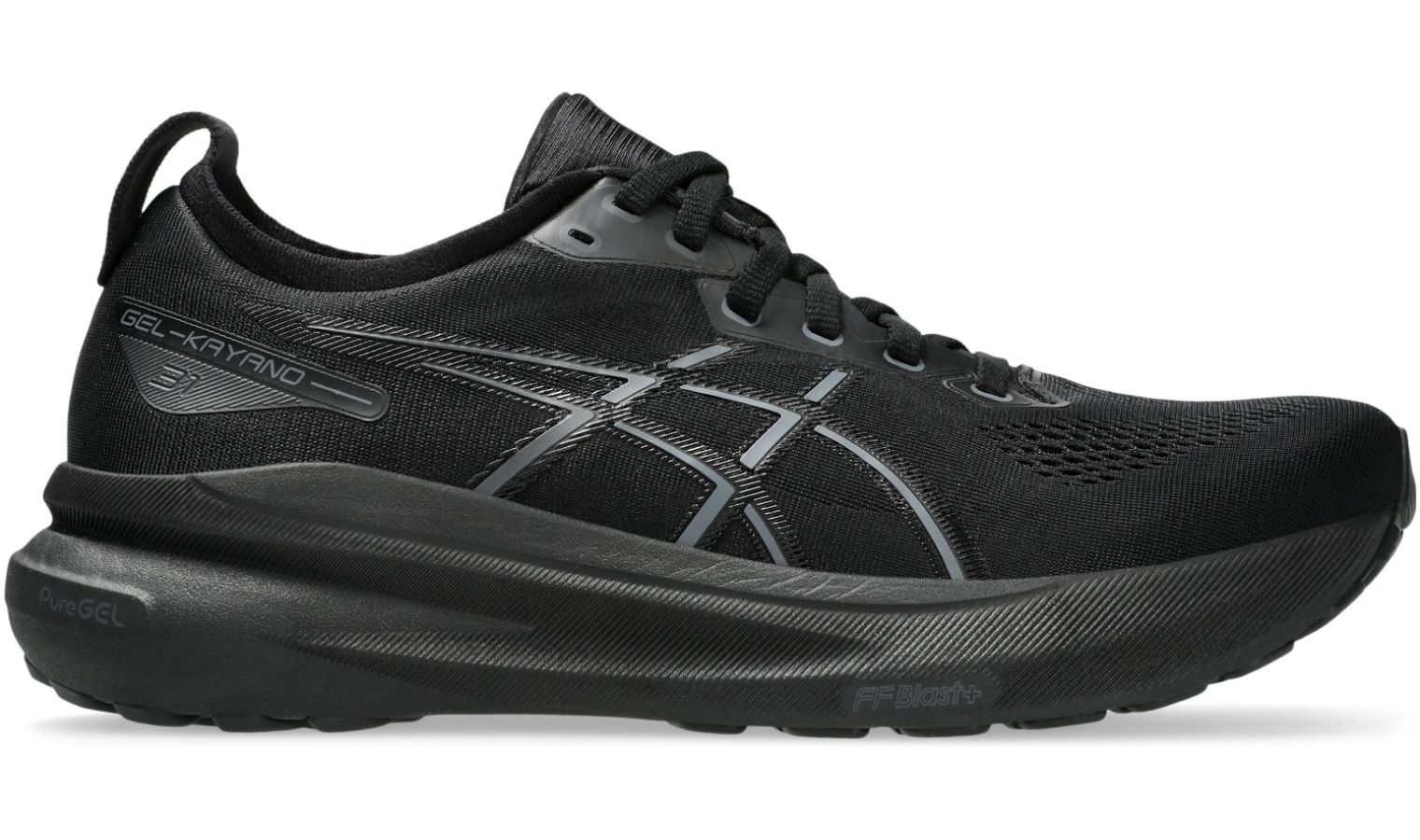 Mens running shoes Asics GEL-KAYANO 31 black | AD Sport.store
